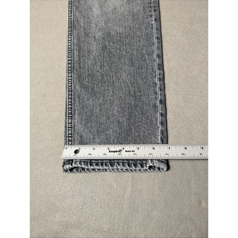 H&M Women's Denim Gray/black Slim Straight Jeans Size 14 - Picture 2 of 6